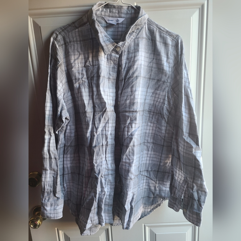 Old Navy Women Flannel Shirt